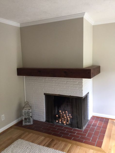 Modern fireplace mantels