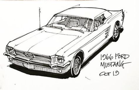 66' Mustang Sketch Mustang Drawing, Mustang Art, Mustang 1966, 66 Mustang, 1966 Ford Mustang, Human Anatomy Drawing, Dark Art Tattoo, Mustang Cars, Car Sketch