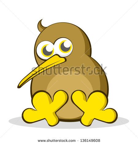 Kiwi Cartoon, Kiwi Birds, Kiwi Bird, Bird Coloring Pages, Kiwi Fruit, Pluto The Dog, Kiwi, Trees To Plant, Cute Cartoon