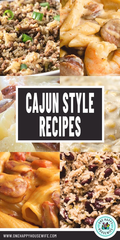 Cajun Meals Dinners, Cajun Inspired Recipes, Cajun Meal Ideas, New Orleans Food Recipes Dinners, Cajun Food Ideas, Easy New Orleans Recipes, Easy Cajun Recipes, Best Cajun Recipes, Cajun Casserole Recipes