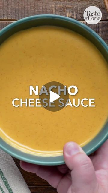 Taste of Home on Instagram: "This nacho cheese sauce gives you a smooth, creamy, cheesy and rich sauce with a little heat! 🔗 Click the link in our bio for the full recipe. ⁠
⁠
⁠
⁠
#cheesesauce #nachocheesesauce #nachocheese #chipdip #appetizerrecipes #tasteofhome" Healthy Nacho Cheese Sauce, Chesse Sauce, Cheese Sauce For Nachos, Mexican Cheese Sauce, Nacho Cheese Recipe, Nachos Cheese Recipe, Nacho Cheese Sauce, Nacho Cheese, Chip Dip