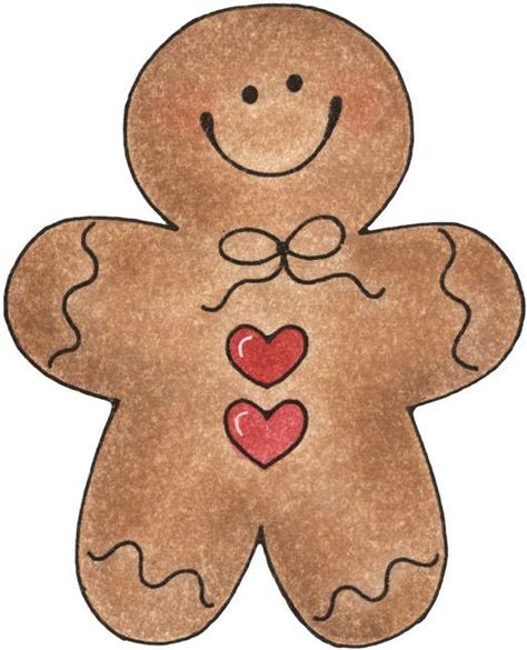 Gingerbread Crafts, Gingerbread Christmas Decor, Photo Album Craft, Christmas Rock, Christmas Drawing, Christmas Paintings, Christmas Clipart, Christmas Gingerbread, Christmas Love