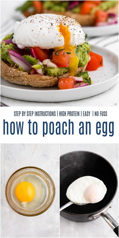 Learn how to make flawless Poached Eggs on the stovetop with this easy tutorial! We're talking runny, gooey yolks that ooze out when you pop into the soft white exteriors. So delicious! #eggrecipes #poachedegg Best Poached Eggs, Easy Poached Eggs, Soft Poached Eggs, How To Make A Poached Egg, Eggs Benny, Perfect Poached Eggs, Creamy Scrambled Eggs, How To Make Eggs, Breakfast Meals