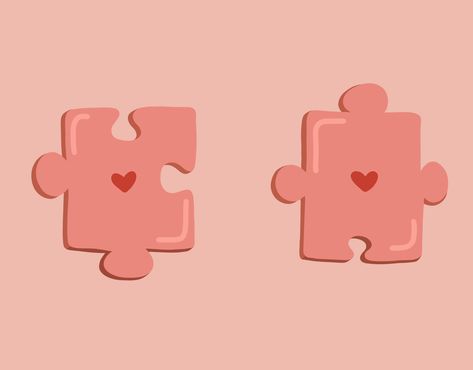 Matching puzzle piece stickers for you to share with someone who makes your life whole! Cute Puzzle Piece Drawing, Puzzle Piece Aesthetic, Puzzle Piece Illustration, Puzzle Design Graphic, Puzzle Art Drawing, Puzzle Pieces Drawing, Puzzle Piece Drawing, Clay Puzzle, Puzzle Peice