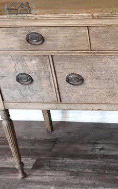 Buffet Cabinet Makeover, Painted Buffet Ideas, Saltwash Furniture, Saltwash Paint, Salt Wash Paint Furniture, Salt Wash Paint, Salt Paint, Dyi Painting, Raw Wood Furniture