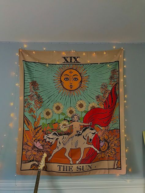 Tarot Card Tapestry Bedroom, Grunge Tapestry, Witchy Room Aesthetic, Grey Campus, Indie Tapestry, Spiritual Tapestry, Fairy Room Decor, Tarot Card Tapestry, Tarot Tapestry