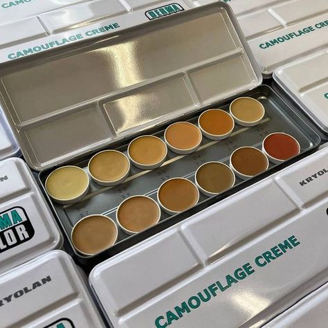 Kryolan Cyprus on Instagram: "Camouflage creme palette 🎨✨❤️ dermacolor #kryolanproducts #kryolandermacolorcamouflage #kryolandermacolor #kryolancyprus #kryolanpalette" Kryolan Makeup, Cute Doodles, Cyprus, Camouflage, Vision Board, Doodles, Queen, Collage, Makeup