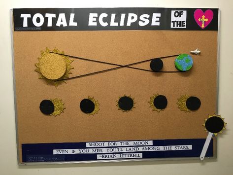 Braille Activities, Inspirational Bulletin Boards, Snowflake Sticker, Library Bulletin Boards, Quick Crafts, Science Curriculum, Library Displays, Total Eclipse, Mini Lessons