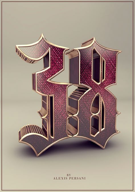 /// 100 Creativ Numbers /// on Behance Urban Design Concept, Lettering Inspiration, 3d Typography, Typography Lettering, Calligraphy Lettering, Cover Art Design, Graphic Design Trends, Vintage Typography, Logo Fonts