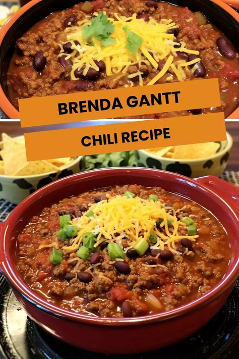 Brenda Gantt Chili Recipe – Hungarian Chef Delicious Chili Recipe, Breakfast Cake Recipes, Chili Cook Off, Vegetarian Chili, Crock Pot Soup, Chili Recipe, December 13, Breakfast Cake, Dried Beans