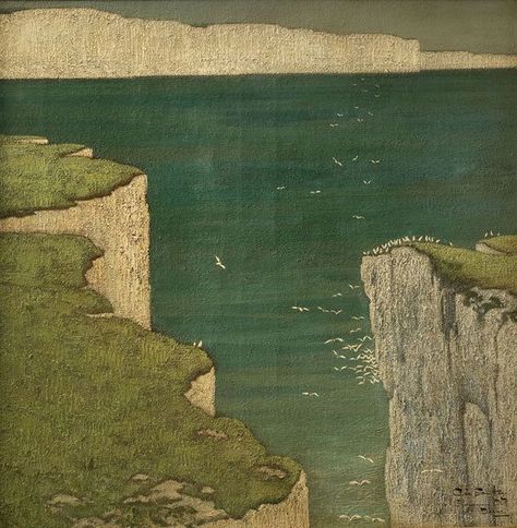 Cliff Painting, Art Appreciation, Art Plastique, Contemporary Paintings, Landscape Painting, Land Scape, Interesting Art, Landscape Art, Art Museum