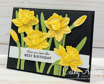 Maine Mountain Stamper: Daffodil Daydream Bundle Daffodil Cards, Daffodil Day, Hand Made Greeting Cards, Stampin Up Catalog, Making Greeting Cards, Spring Cards, Stamping Up Cards, Handmade Birthday Cards, Card Layout