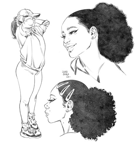 𝑳𝑨𝑼𝑹𝑨 𝑩𝑹𝑨𝑮𝑨 | Sketches 💜 👉SWIPE 👉 _____________ #sketches #doodle #digitalsketch #digitalart #laurabraga #woman #sketching | Instagram Comic Style Art, Principles Of Art, Comic Drawing, Easy Drawings Sketches, Concept Art Drawing, Figure Drawing Reference, Sketchbook Inspiration, Art Instagram, Drawing Artwork