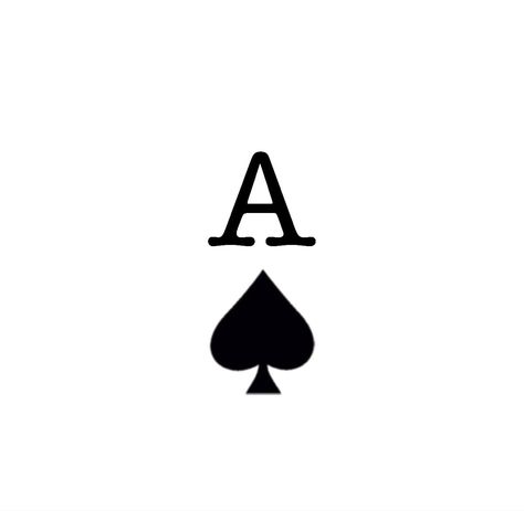 A Spade Tattoo, Ace Of Spades Finger Tattoo, Ace Finger Tattoo, Ace Spade Tattoo, Spade Tattoo Design, Poker Tattoo Ideas, Ace Of Spades Tattoo Design, Ace Symbol, Poker Tattoo