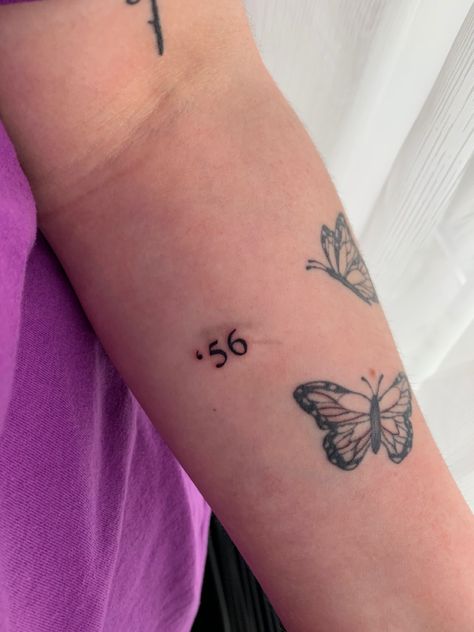 butterfly and 56 Birthyear Tattoo Ideas, Birthyear Tattoo, Tattoo Idea, Flower Tattoo, Tattoo Ideas, Tattoos