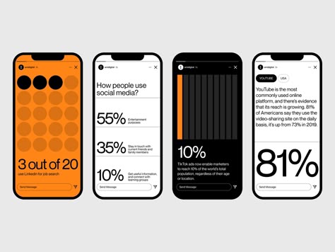 Graphs by Sasha on Dribbble Tiktok Graphic Design, Icon App Design, App Graphic Design, Creative Card Design, Infographic Typography, Application Ui Design, Interaktives Design, Mobile Website Design, Ui Color