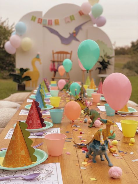 Dino First Birthday, Birthday On A Budget, Dinosaur Birthday Party Ideas, Dinosaur Birthday Theme, Girl Dinosaur Birthday, Dinosaur Birthday Party Decorations, Dinosaur Themed Birthday Party, Dino Birthday Party, Dinosaur First Birthday