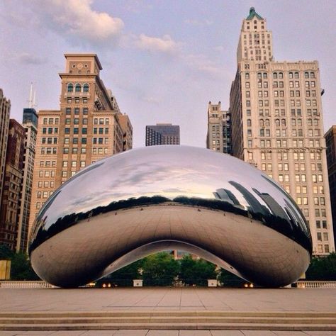 The Bean, Chicago. Must go! The Bean Chicago, Chicago Bean, Cool Beans, 7 Design, Lovely Places, Dream Trip, Pretty Photos, The Dunes, Save Image