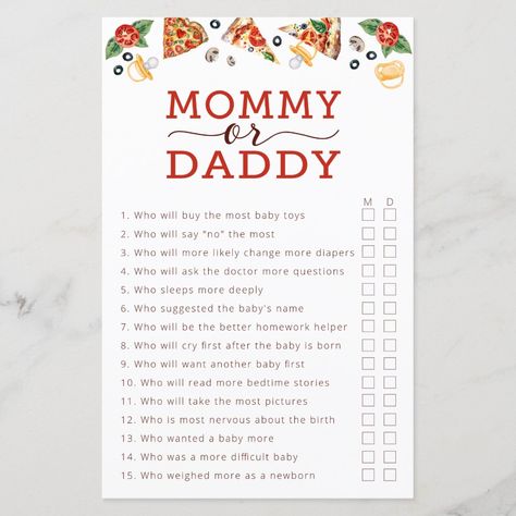 Pizza And Pacifiers Baby Shower Decor, Pizza Baby Shower Theme, Pizza Themed Baby Shower Ideas, Pizza Baby Shower Ideas, Ash Baby, Baby Pizza, Homework Helpers, Wanting A Baby, Parents To Be