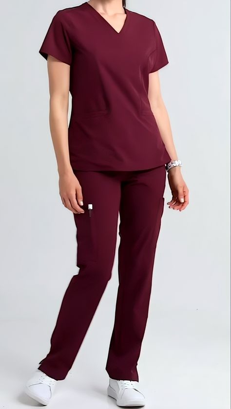 Doctor Scrubs Women, Medical Scrubs For Women, Nursing Scrubs Outfits, Nursing Scrubs Pattern, Nurse Outfit Scrubs, Female Surgeon, Medical Scrubs Fashion, Scrubs Pattern, Stylish Pants Women