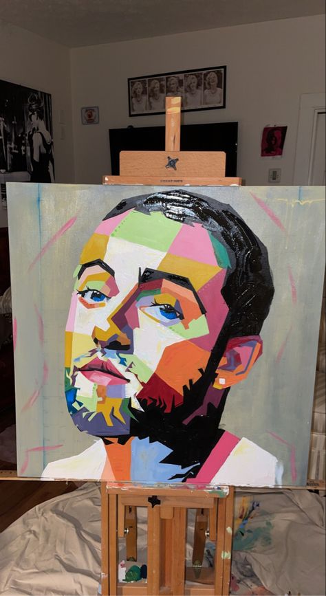 Mac Miller Painting, Mac Miller Art, Paint Inspo, Mac Miller, Rose Painting, Diy Canvas Art, Diy Canvas, Art Stuff, Art Drawings Sketches