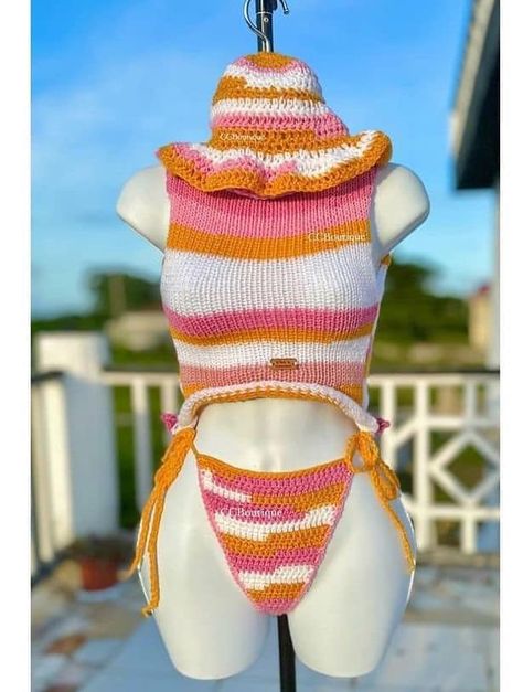 These are EVERYTHING 😍❤️💛💚💙 Knitted Bathing Suit, Rave Outfits Diy, Crochet One Piece Swimsuit, Crochet Bodysuit, Crochet Bathing Suit, Crochet Two Piece, Crochet Outfits, Crochet Bathing Suits, Crochet Swimsuit