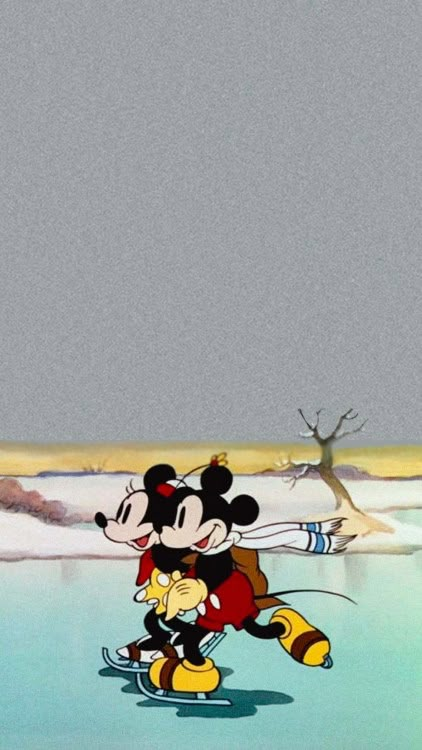 Disney Christmas Cartoon Aesthetic, Disney Winter Wallpaper, Christmas Profile Pictures, Cell Wallpaper, The Weeknd Wallpaper Iphone, Disney Winter, Christmas Mickey Mouse, Christmas Lockscreen, Disney College