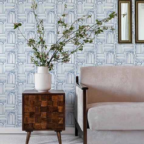 Lolly is a whimsical colorful yet somehow timeless new pattern from @astreetprints. #wallpaper #wallpapers #justwallpaper #naturalstyle Playful Wallpaper, Arches Wallpaper, Joyful Design, T Wallpaper, A Street Prints, Happy Design, Wallpaper Patterns, Woven Wallpaper, Brick And Stone