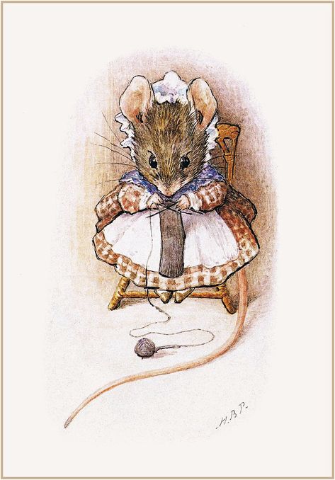 Beatrix Potter "Appley Dapply's Nursery Rhymes - Mother mo… | Flickr Maus Illustration, Beatrix Potter Illustrations, Beatrice Potter, Peter Rabbit And Friends, Mouse Illustration, Storybook Art, Diy Cross, Mini Mouse, Diy Cross Stitch