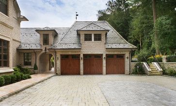 Garage Attached With Breezeway Design, Pictures, Remodel, Decor and Ideas - page 18 Shed Design Ideas, Apartment Garage, Detached Garage Designs, Carriage House Garage, Garage Addition, Garage Apartment Plans, Stone Architecture, Garage Apartment, Hip Roof