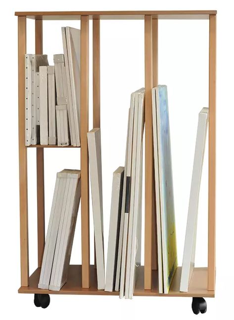 Art Storage System - Meuble de rangement en bois | Auboi Garage Art Studio, Rangement Art, متحف فني, Art Studio Storage, Art Studio Space, Art Supplies Storage, Art Studio Organization, Art Studio Room, Art Studio Design