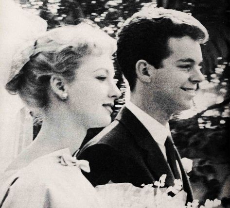 Two On A Marry-Go-Round—Russ Tamblyn & Venetia Stevenson - Vintage Paparazzi Russ Tamblyn, Wayfarers Chapel, Eighteenth Birthday, Preparing For Marriage, Old Hollywood Stars, Classic Actresses, Sioux Falls, Golden Age Of Hollywood, Hollywood Stars