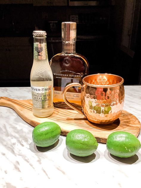 Kentucky Mule Recipe, Kentucky Mule, Moscow Mule Cocktail, Mule Cocktail, Mule Recipe, Cocktail Shots, Best Bourbons, Bourbon Cocktails, Lime Wedge