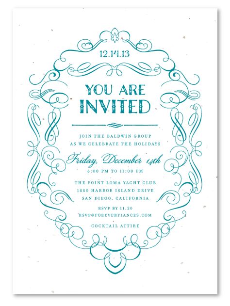 For Ever: Unique Gala Invitations for your Business Business Events Invitation, Business Anniversary, Gala Invitation, Seeded Paper, Dinner Invitation Template, Business Invitation, Party Invite Design, Printable Invitation Templates, Business Party