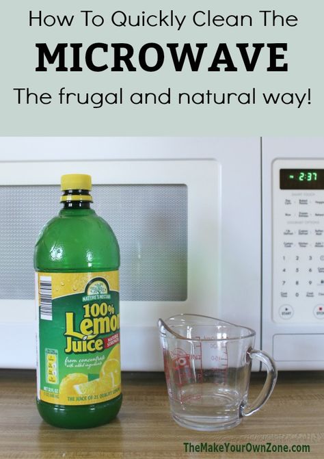 Microwave Cleaning, Microwave Cleaning Hack, Microwave Cleaner, Easy Microwave Cleaning, Zone Cleaning, Homemade Cleaners, Clean Microwave, Kitchen Cleaning Hacks, Household Cleaning Tips