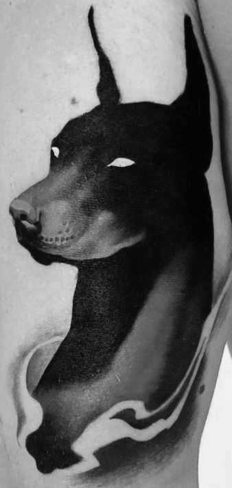 Doberman Front View, View Tattoo, Front View, Doberman, Batman, Tattoos, Dogs, Fictional Characters, Art