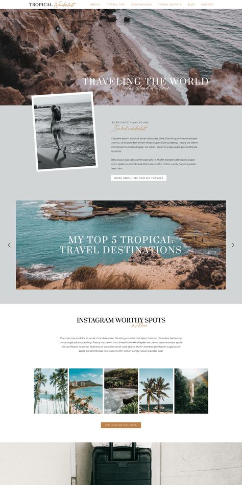 #Journey_Website_Design #Travel_Agent_Website_Design #Travel_Agent_Website #Travel_Blog_Website Travel Agent Website Design, Microsite Design, Travel Blog Website, Travel Blog Design, Blog Website Template, Travel Website Templates, Blog Layout Design, Travel Website Design, Travel Instagram Ideas