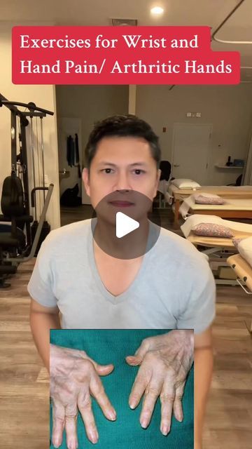 Jun on Instagram: "Exercises for Wrist and Hand pain - Arthritic Hand Pain #viralreelsfb #arthritis #carpaltunnelsyndrome #handpain #physicaltherapy" Hand Therapy Exercises, Arthritic Hands, Joints Pain Remedy, Arthritic Pain, Wrist Exercises, Pain Relief Remedies, Hand Exercises, Wrist Pain, Hand Pain