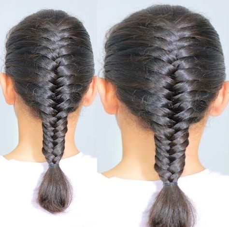 How to Braid Hair: Easy Hairstyles for Every Hair Type - K4 Fashion Chutiya Hairstyle, Pixie Haircut Hairstyles, Inside Out French Braid, Easy Braid Hairstyles, How To Braid Hair, Hairstyle Latest, School Braids, Four Strand Braids, Haircut 2023