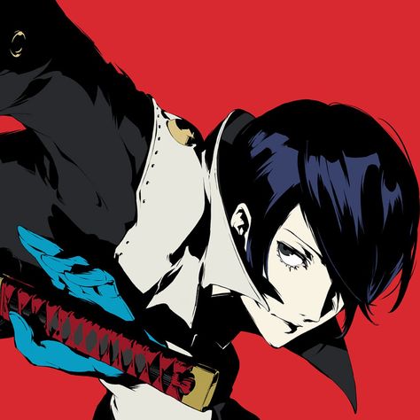 Yusuke Kitagawa, Persona 5, Persona, Red, Anime, Hair, Blue