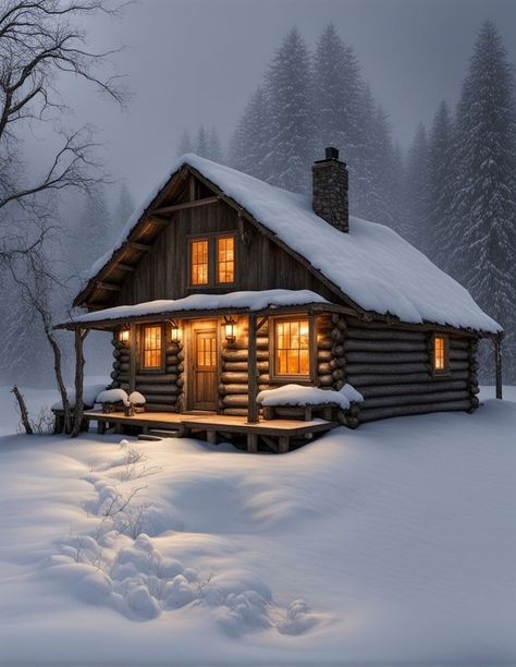 Tundra Aesthetic, Two Story Cabin, Hunting Cabins, Christmas Homes, Log Cabin House, Thorn Birds, Log Cabin Living, Log Cabin Rustic, Small Log Cabin