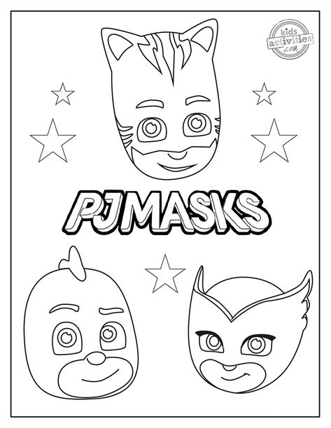 Free Printable PJ Masks Coloring Pages Printable Pj Mask Characters, Pjmasks Coloring Pages, Pj Masks Coloring Pages Free Printable, Pj Masks Coloring, Pj Masks Printable, Pj Masks Coloring Pages, Night Ninja, Letter A Coloring Pages, Character Embroidery