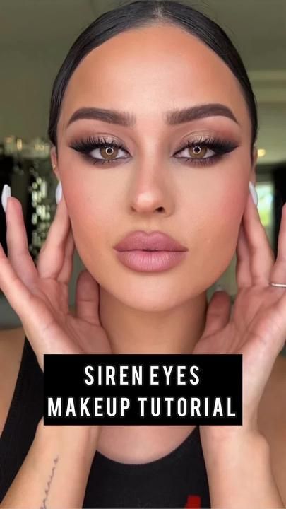 Eyeshadow With Black Outfit, Make Up Ideas For A Black Dress, Make Up With Black Dress Makeup, Make Up For Black Tie Event, Makeup Looks Daytime, Going Out Make Up Looks Night Eye Makeup, Black Dress Makeup Tutorial Step By Step, Fox Eye Tutorial Step By Step, Brown Sultry Makeup