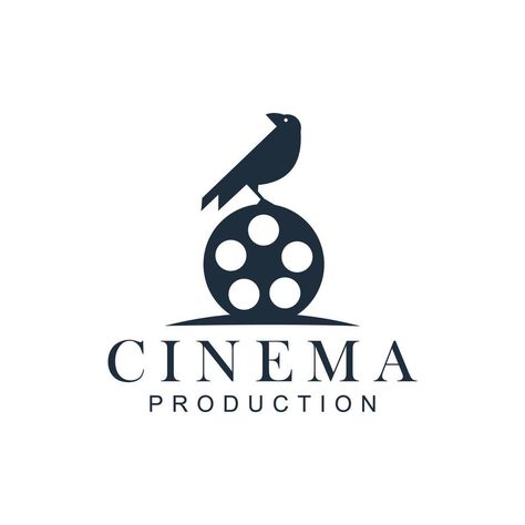 Bird with Film Equipments. Good logo design for Movie Maker Film Maker Logo, Good Logo Design, Production Logo, Film Equipment, Good Logo, Film Logo, Movie Maker, Entertainment Logo, Film Maker