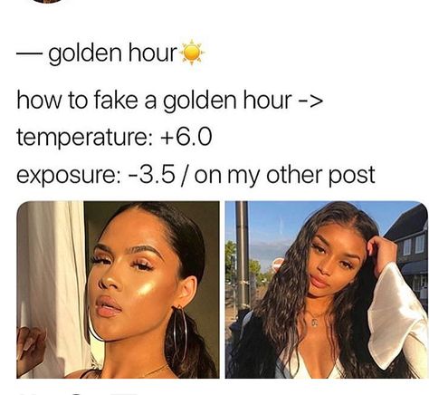 Fake Golden Hour, Selfie Tips, Photo Editing Vsco, Vsco Photography, Photography Filters, Photo Editing Techniques, Photography Posing Guide, Foto Tips, Modeling Tips