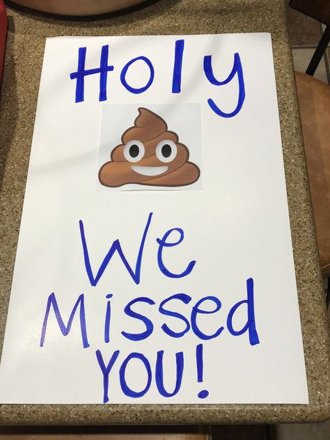 Funny homecoming welcome home sign for missionary Missionary Homecoming Posters, Funny Welcome Home Signs, Missionary Homecoming Signs, Welcome Home Signs For Military, Airport Welcome Signs, Military Homecoming Signs, Missionary Homecoming, Welcome Back Party, Military Welcome Home