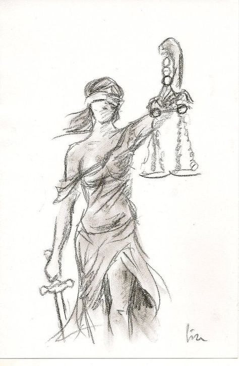 Libra Sign Tattoos, Justice Tattoo, Justice Statue, Goddess Of Justice, Building Sketch, Lady Justice, Old School Tattoo Designs, A Lady, A Drawing