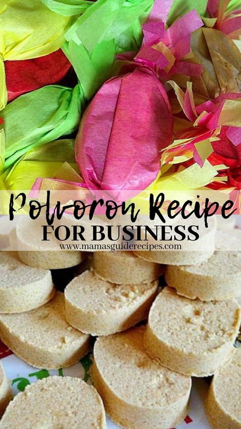 Ube Polvoron Recipe, Easy Empanadas Recipe, Polvorones Recipe, Filipino Dessert Recipes, Philippines Recipes, Filipino Food Dessert, Food Business Ideas, Philippines Food, Candy Recipes Homemade