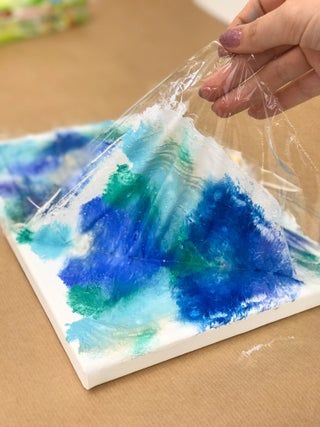 Do It Yourself Abstract Painting, Diy Easy Abstract Painting, How To Embellish Canvas Art, Diy Abstract Art Tutorial, Easy Abstract Watercolor Paintings For Beginners, Diy Canvas Abstract Art, Painted Canvases Ideas, Making Abstract Art Canvases, Homemade Paintings Canvas Diy Art