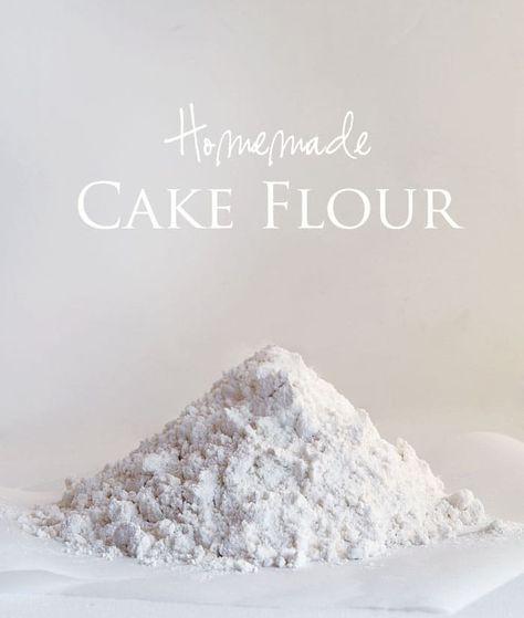 Homemade Cake Flour - i am baker Homemade Cake Flour, Cake Flour Recipe, I Am Baker, Homemade Cake, Easy Cheap, Flour Recipes, Brownie Cake, Pie Cake, Cake Icing